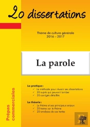 20 Dissertations Culture Generale 2016 2017 En Prepa Commerciale