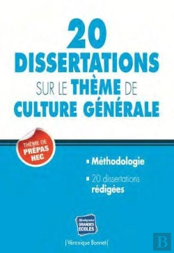 Bertrand.pt - 20 Dissertations Sur Le Thème De Culture Générale 2014