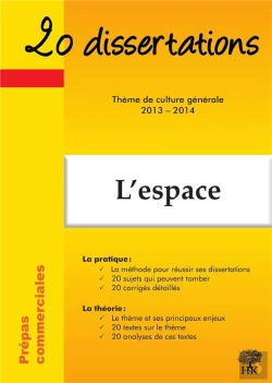 Bertrand.pt - 20 Dissertations ; Thème De Culture Générale 2013-2014 ; Prépas Commerciales