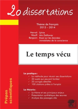 Bertrand.pt - 20 Dissertations ; Thème De Français 2013-2014 ; Prépas Scientifiques