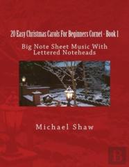 20 Easy Christmas Carols For Beginners Cornet - Book 1
