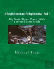 20 Easy Christmas Carols For Beginners Oboe - Book 2
