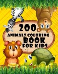 200 Animals Coloring Book For Kids