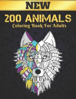 Bertrand.pt - 200 Animals New Coloring Book For Adults