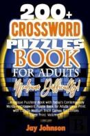 200+  Crossword Puzzle Book For Adults Medium Difficulty!