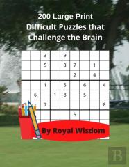 200 Large Print Difficult Puzzles That Challenge The Brain