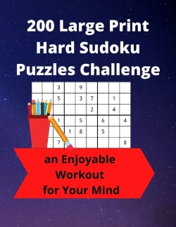 Bertrand.pt - 200 Large Print Hard Sudoku Puzzles Challenge