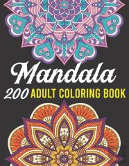 200 Mandala Adult Coloring Book