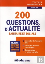 200 Questions D'Actualite Sanitaire Et Sociale 2 Edt
