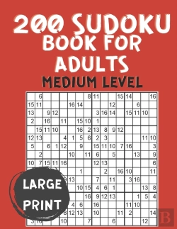 Bertrand.pt - 200 Sudoku Book For Adults Medium Level