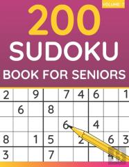 200 Sudoku Book For Seniors