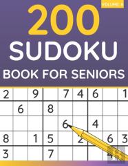 200 Sudoku Book For Seniors