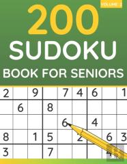 200 Sudoku Book For Seniors