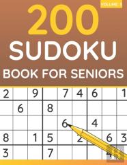 200 Sudoku Book For Seniors