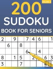 200 Sudoku Book For Seniors