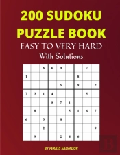 200 Sudoku Puzzle Book Easy To Very Hard With Solutions