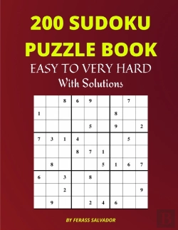 Bertrand.pt - 200 Sudoku Puzzle Book Easy To Very Hard With Solutions