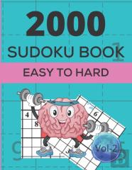 2000 Sudoku Book Easy To Hard Vol- 2