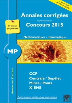 Bertrand.pt - 2015 Annales Des Concours Mp ; Mathématiques Et Informatique