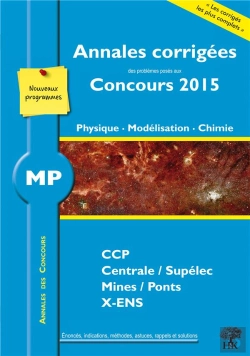 Bertrand.pt - 2015 Annales Des Concours Mp ; Physique Et Chimie