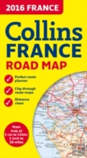 2016 Collins Map Of France