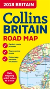 2018 Collins Map Of Britain