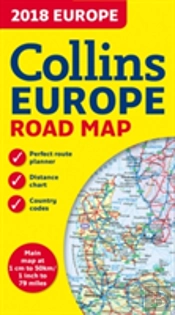 2018 Collins Map Of Europe