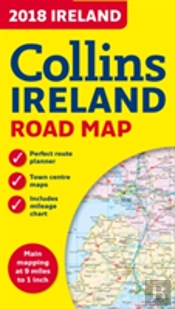 2018 Collins Map Of Ireland