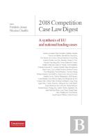 2018 Competition Case Law Digest