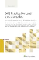 2018 Práctica Mercantil Para Abogados