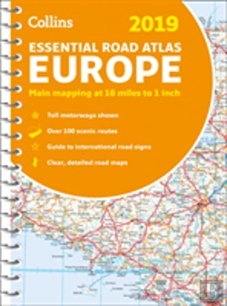 Bertrand.pt - 2019 Collins Essential Road Atlas Europe