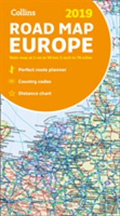 2019 Collins Map Of Europe