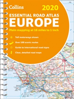 Bertrand.pt - 2020 Collins Essential Road Atlas Europe