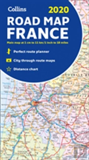 2020 Collins Map Of France