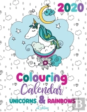 2020 Colouring Calendar Unicorns & Rainb