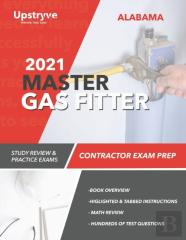 2021 Alabama Master Gas Fitter Contractor Exam Prep
