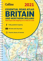 2021 Collins Essential Road Atlas Britain