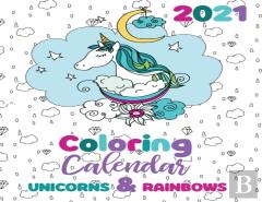 2021 Coloring Calendar Unicorns & Rainbows