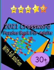 2021 Crossword Puzzles Book For Adults
