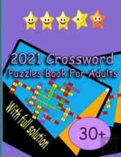 2021 Crossword Puzzles Book For Adults