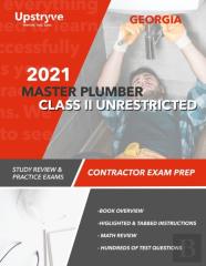 2021 Georgia Master Plumber Class Ii Unrestricted Contractor