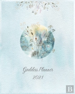 Bertrand.pt - 2021 Goddess Planner - Weekly, Monthly 8 X 10 With Moon Calendar, Journal, To-Do Lists, Self-Care And Habit Tracker
