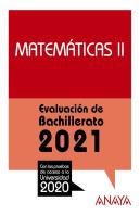 2021 Matematicas Ii Evaluacion De Bachillerato