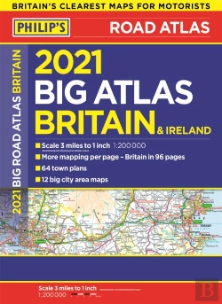 Bertrand.pt - 2021 Philip'S Big Road Atlas Britain And Ireland