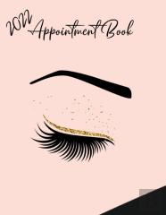 2022 Appointment Diary - Eyelash Day Planner Book With Times (In 15 Minute Increments)