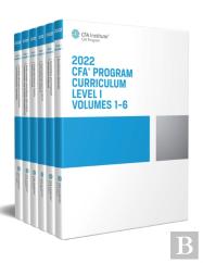 2022 Cfa Program Curriculum Level I Box Set