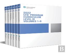 2022 Cfa Program Curriculum Level Iii Box Set