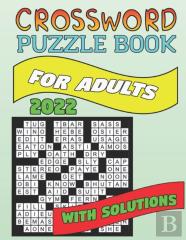 2022 Crossword Puzzle Book For Adults