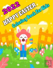 2022 Happy Easter Coloring Book For Kids
