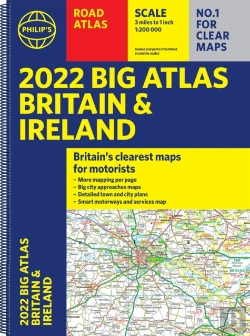 Bertrand.pt - 2022 Philip'S Big Road Atlas Britain And Ireland